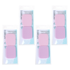 Basicare Foundation Sponge SBR Makeup Applicator 5.5cm x 4.3cm 4 Pack