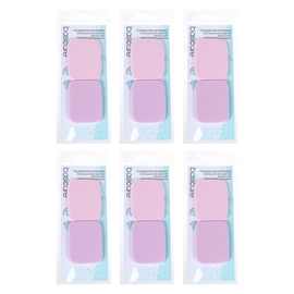 Basicare Foundation Sponge SBR Makeup Applicator 5.5cm x 4.3cm 6 Pack Bundle