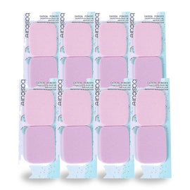 Basicare Foundation Sponge SBR Makeup Applicator 5.5cm x 4.3cm 2 Pack Bundle of 8