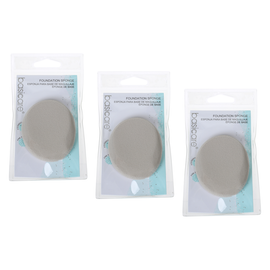 Basicare Foundation Sponge 6 x 7cm Bundle of 3 Soft Durable Makeup Applicator