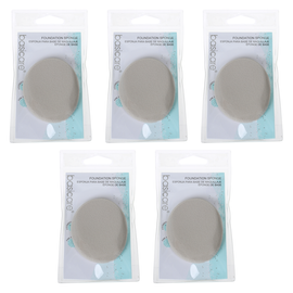 Basicare Foundation Sponge 6 x 7cm Bundle 5 Pack Soft Durable Makeup Applicator