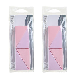 Basicare Foundation Wedges Latex Free Reusable Washable Makeup Sponges x 2