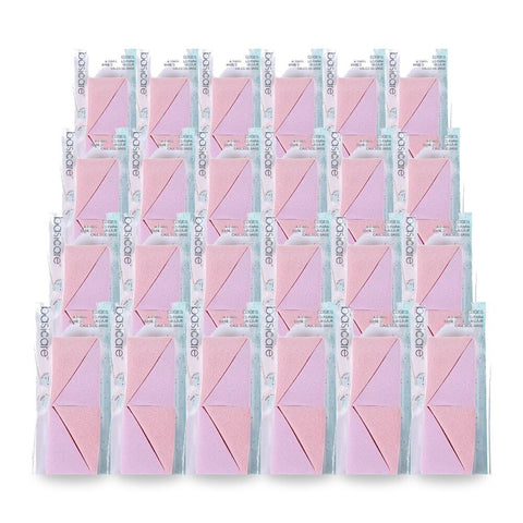 Basicare Foundation Wedges Latex Free Reusable Washable Makeup Sponge Set Pack of 24