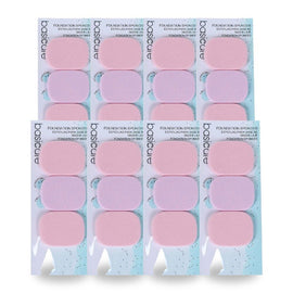 Basicare Foundation Sponge Durable Soft Dual Purpose Makeup Applicator 4.3x3.3cm Bundle of 8