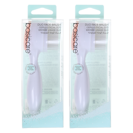 Basicare Facial Massage Cleansing Brush x2 Deep Pore Exfoliation Skin Care