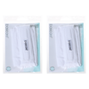 Basicare White Cosmetic Headband Towel Makeup and Facial Cleansing 2 Pack
