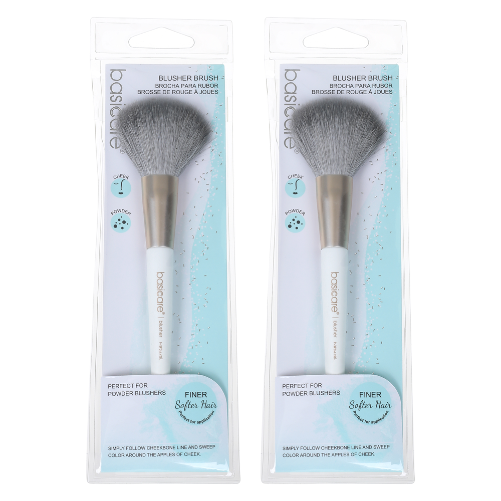 Basicare Blusher Brush 16.5cm Bundle of 2