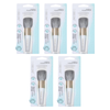 Basicare Compact Powder Brush 5 Pack Soft Goat Hair for Powder Bronzer