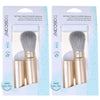 Basicare Retractable Powder Brush Soft Goat Hair for Powder and Bronzer x2