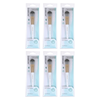 Basicare Foundation Brush 16cm Bundle of 6 Makeup Brushes