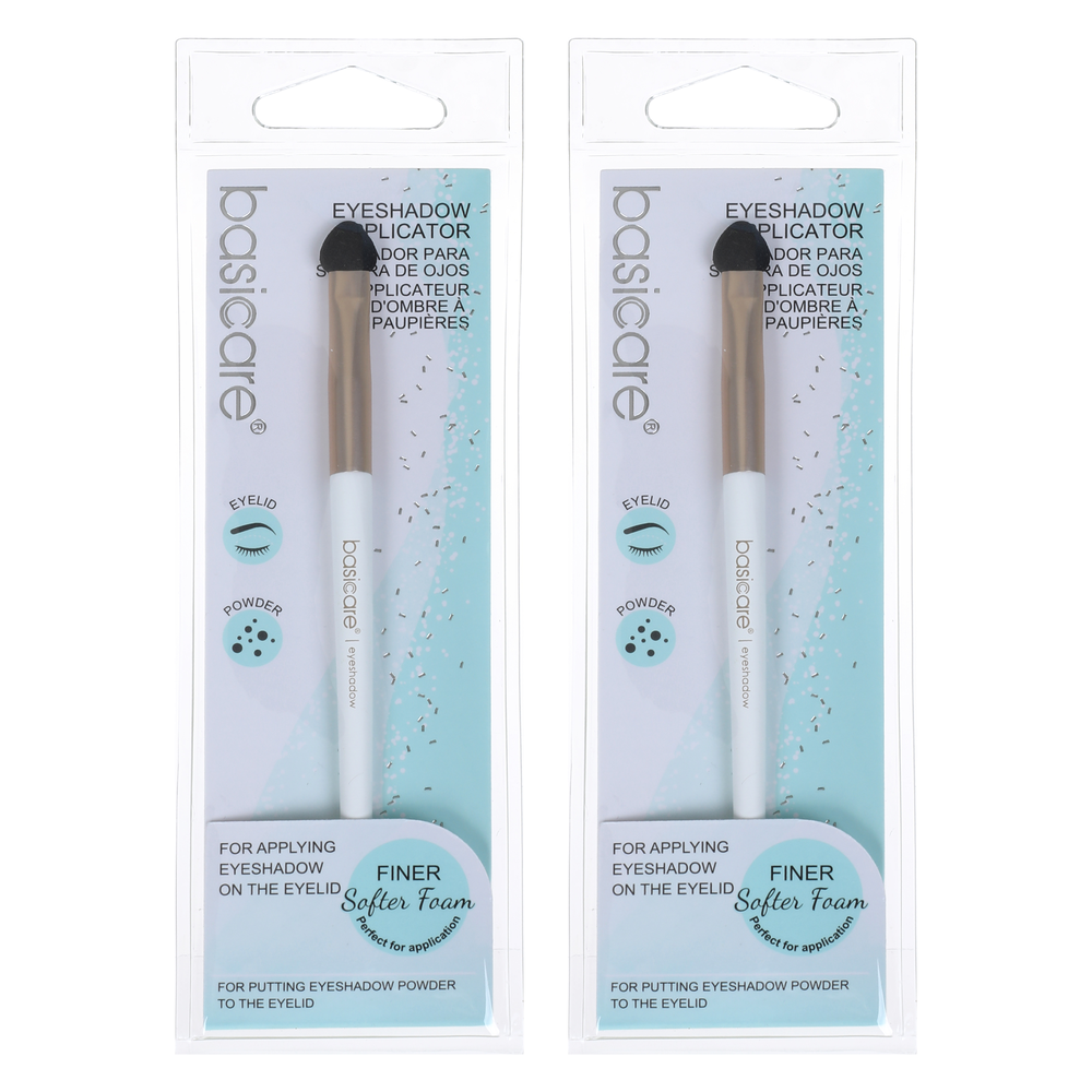 Basicare Eyeshadow Applicator 13cm Bundle of 2 Makeup Sponge Applicators