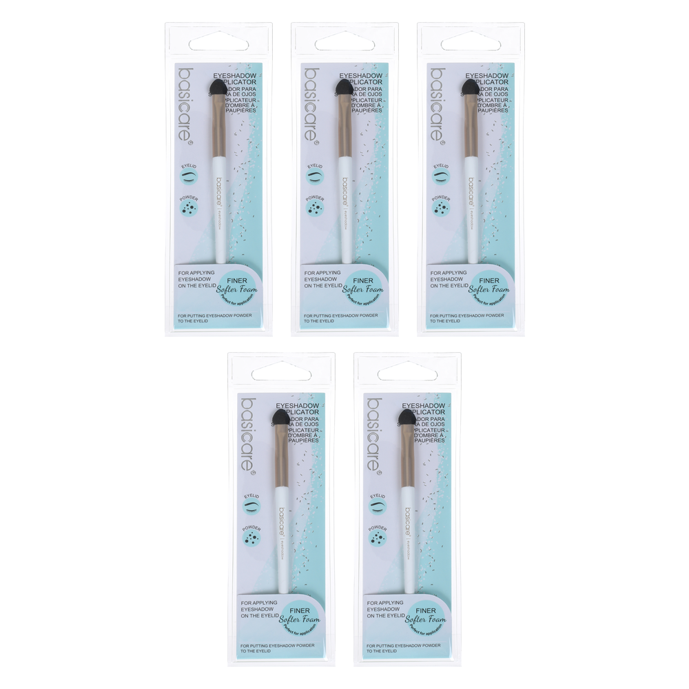 Basicare Eyeshadow Applicator 13cm Bundle of 5 Makeup Sponge Tips