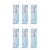 Basicare Brow and Lash Brush 13cm Nylon Bristles Bundle of 6