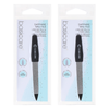 Basicare Sapphire Double Sided Nail File 2 Pack Professional Nail Care