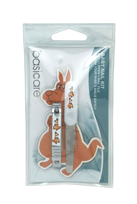 Basicare Baby Nail Kit with Safe Clippers and File for Infant Nail Care