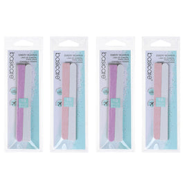 Basicare Emery Boards 10 Pack 115mm Double Sided Nail Filing Tools x 2