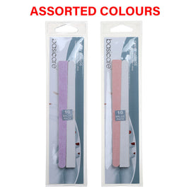 Basicare Emery Boards 10 Pack 145mm Manicure Pedicure Nail Filing Tools