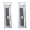 Basicare Extra Fine Dual Sided Nail Shaper 11.5cm Manicure Pedicure 2 Pack