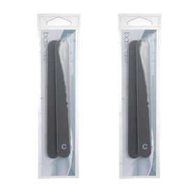 Basicare Cushioned Nail Shaper Dual Sided Medium and Fine Pack of 2
