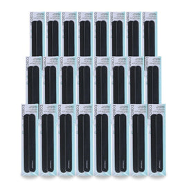 Basicare Cushioned Nail Shaper Dual Sided Medium and Fine Manicure Tool Pack of 24