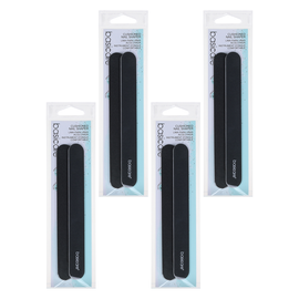 Basicare Cushioned Nail Shaper Dual Sided Medium Fine 4 Pack