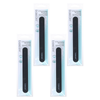 Basicare 4 Pack Ultra Cushioned Nail Shaper Dual Sided Medium and Fine