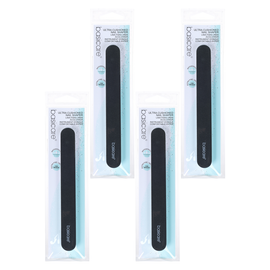 Basicare 4 Pack Ultra Cushioned Nail Shaper Dual Sided Medium and Fine