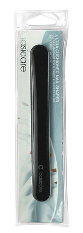 Basicare Ultra Cushioned Nail Shaper Dual Sided Medium and Fine Manicure Tool