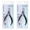Basicare Cuticle Nipper 3.75 Inch Professional Manicure Tool Twin Pack