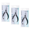 Basicare Cuticle Nipper 3.75 Inch 3 Pack Professional Manicure Tool