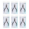 Basicare Toenail Plier 5 Inch Chiropody Pedicure Tool Bundle of 6