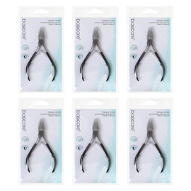 Basicare Toenail Plier 5 Inch Chiropody Pedicure Tool Bundle of 6