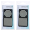 Basicare Duo Compact Mirror 2x Magnifying Folding Black Pack of 2