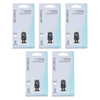 Basicare Make Up Pencil Sharpener Bundle of 5 with Bonus Grip