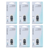 Basicare Make Up Pencil Sharpener Bundle of 6 with Bonus Pencil Grip