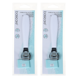 Basicare Corn and Callus Plane Foot Care Tool with Spare Blades x 2