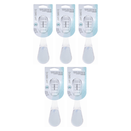 Basicare Ceramic Pedicure File Double Sided Coarse and Fine Pack of 5