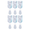 Basicare Ceramic Pedicure File Double Sided Coarse and Fine Bundle of 6