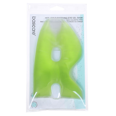 Basicare Hot Cold Soothing Eye Gel Mask for Puffy Eyes Sinus and Headache Relief