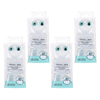 Basicare Travel Jars 4 Pack Refillable Cosmetic Containers 10ml Each