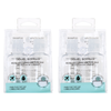 Basicare Travel Bottles Set of 2 Refillable 80ml with Label Stickers