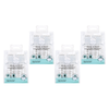 Basicare 80ml Refillable Travel Bottles with Stickers Bundle Pack of 4 Sets