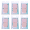 Basicare 2 Piece Flock Foundation Sponge Bundle of 6 Makeup Sponges