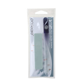 Basicare Glass Nail File Medium Smooth Extra Fine Edge Professional Tool