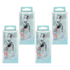 Basicare Euro Eyelash Curler Bundle of 4 with 8 Spare Rubber Pads