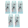 Basicare Euro Eyelash Curler Bundle 5 Pack with 2 Spare Rubber Pads