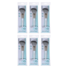 Basicare Angled Blush Makeup Brush Natural Bristles Bundle of 6