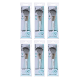 Basicare Angled Blush Makeup Brush Natural Bristles Bundle of 6