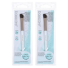 Basicare Angled Eyeshadow Brush Natural Bristles Precise Eye Makeup x2