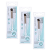 Basicare Angled Eyeshadow Brush Natural Bristles 3 Pack Bundle
